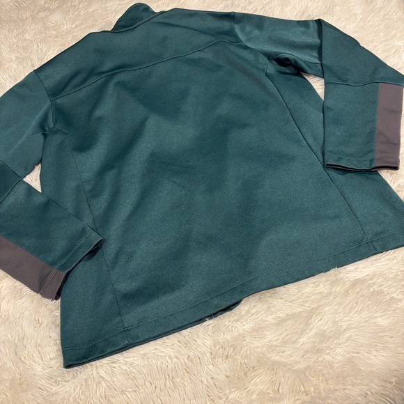 NORTH FACE Pullover TECH 100 HALF ZIP MEN'S Green and Gray Size XL - Picture 8 of 10